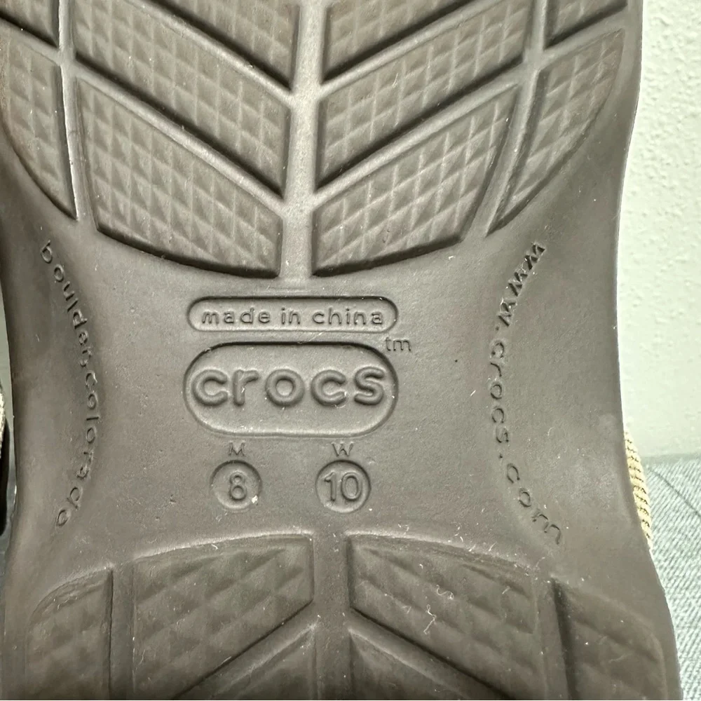 CROCS Blitzen Lined Brown Clogs